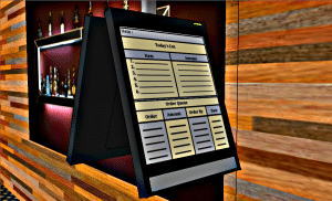 futuristic alcoholic beverage ordering system