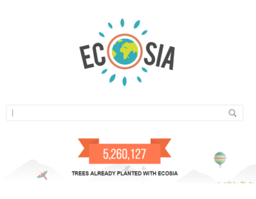 ecosia featured homepage screenshot 2016