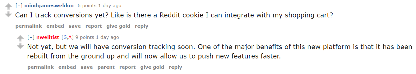 Reddit Will Soon Launch Conversion Tracking - Joe Youngblood
