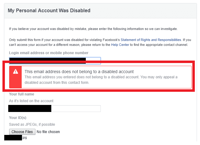 Cannot login to my own account