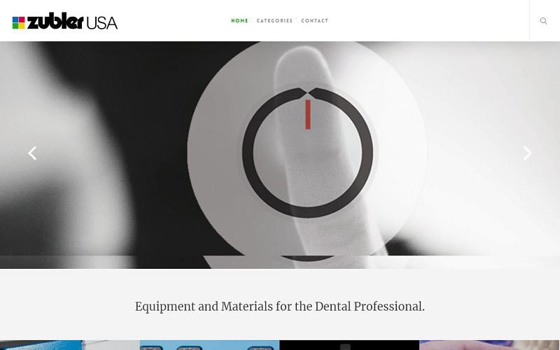 seo optimized website for a dental lab equipment dealer built with wordpress