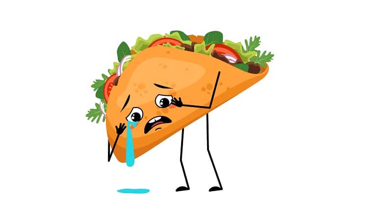 sad taco wants a good website and seo